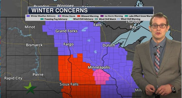 Afternoon forecast: 34, 3-10" snow, icy roads, winter weather advisories