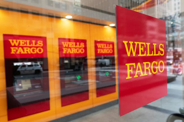 A Wells Fargo office in New York. 