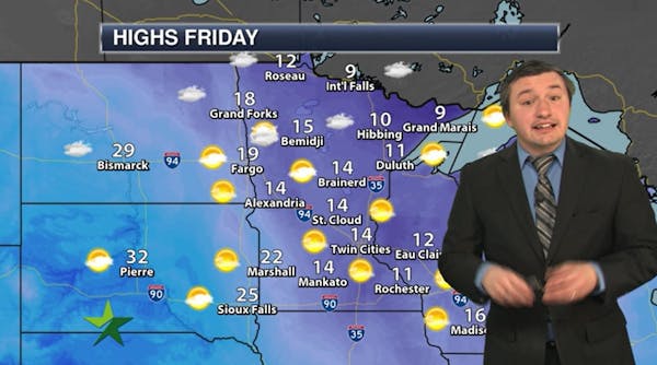 Weekend forecast: Chilly today; 3-6” of snow tomorrow