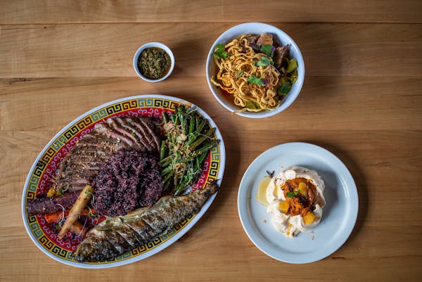 Photo by Lauren CutshallThe surf and turf offering by Union Hmong Kitchen for Valentine's Day includes a curated soundtrack.