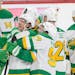 Jonas Brodin got a hug from Kirill Kaprizov as they and their Wild teammates celebrated Brodin’s overtime goal and a 4-3 victory over the Avalanche 