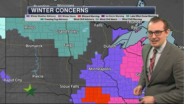 Afternoon forecast: Dropping temps, snow ending midday, winter weather advisory until midnight