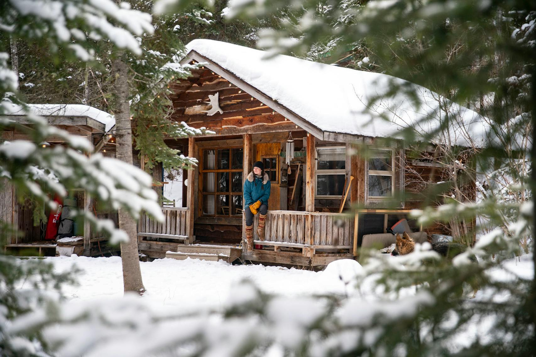 Ashley Bredemus has settled into the 200-square-foot “Pepper Shack” (built by her mom and dad in the 1980s) on the grounds of Birchwood Wilderness Camp for Boys.