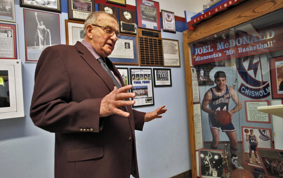 Bob McDonald’s legacy in Chisholm extended to the basketball court being named after him and several of his children and grandchildren becoming star