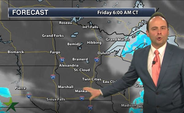 Evening forecast: Low near -10, with some light snow possible and dangerous windchills Upload