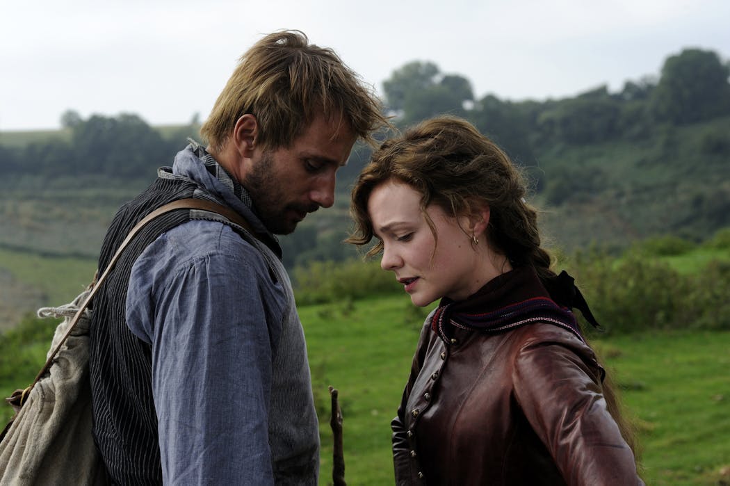 Matthias Schoenaerts and Carey Mulligan in 'Far From the Madding Crowd.'