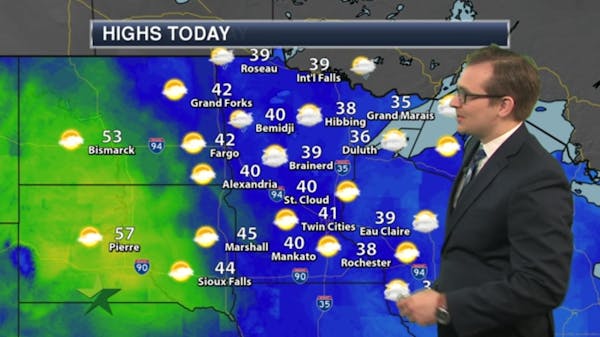 Morning forecast: The warmup is here; high 41