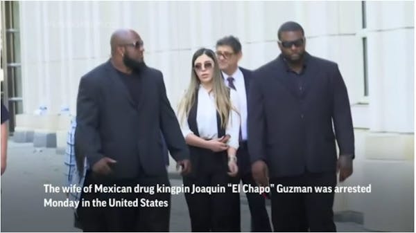 Wife of drug kingpin 'El Chapo' arrested on U.S. drug charges