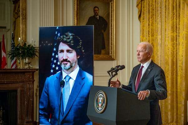 Biden, Trudeau vow to fight COVID, boost relations