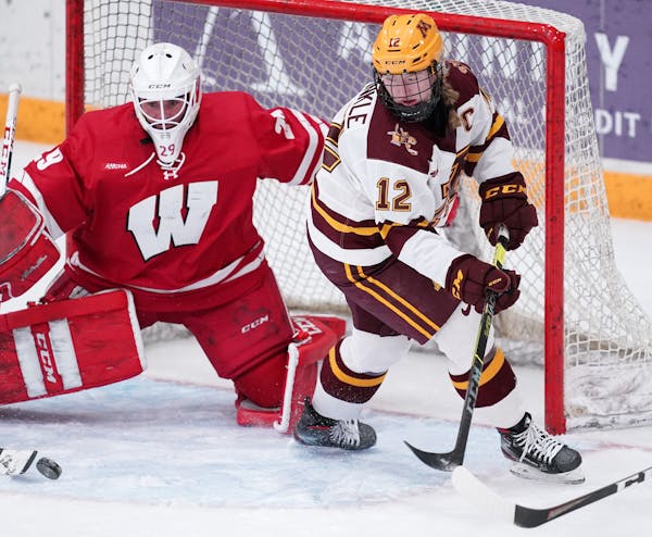 Gophers forward Grace Zumwinkle has 16 goals and seven assists this season.