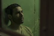 Tahar Rahim plays Mohamedou Ould Slahi, a Guantanamo Bay detainee, in “The Mauritanian.”