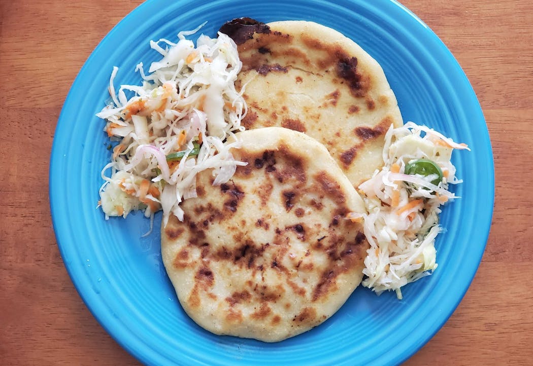 Pupusas from Don Goyo.