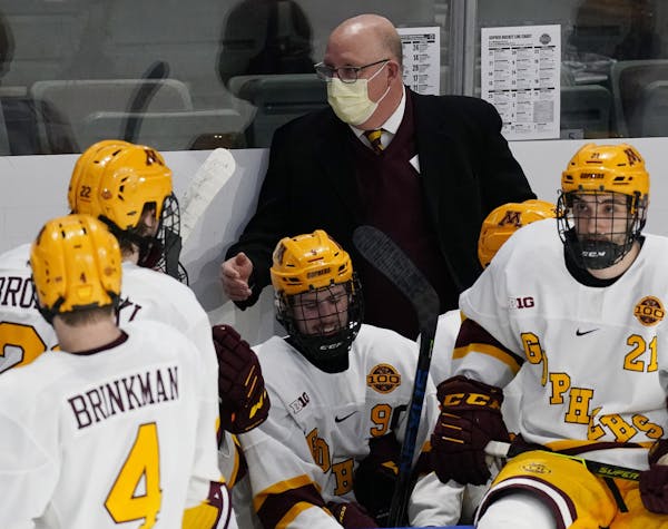 Gophers coach Bob Motzko said that while he’ll take great pride in how this team turned around the program, that didn’t take away the sting of not