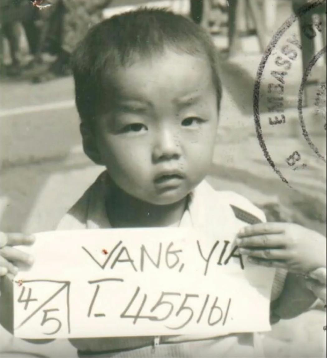 Chef Yia Vang as a child in Vinai refugee camp.