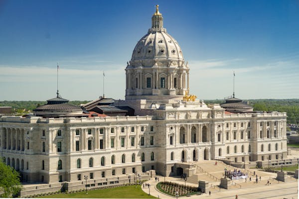 Minnesota State Capitol. With just days before the end of session, lawmakers were locked in budget negotiations and unable to move ahead with major le