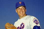 This March 1968 file photo shows New York Mets pitcher Tom Seaver.