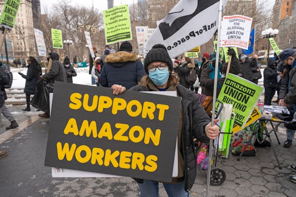 Amazon appears to have votes to block union effort