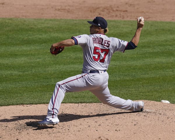 Twins relief pitcher Hansel Robles gave up one hit and no earned runs and struck out six in the first four appearances for his new team.