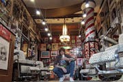 At HiFi Hair and Records in Minneapolis, Jon Clifford welcomes back his customers -- and all their COVID hair. He even made videos for them during loc