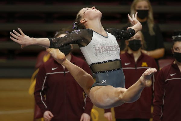 Gophers senior Lexy Ramler enters the NCAA championships with a score that is tied for second in the all-around competition.