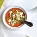 Roasted Tomato Soup with Pistachio Pesto