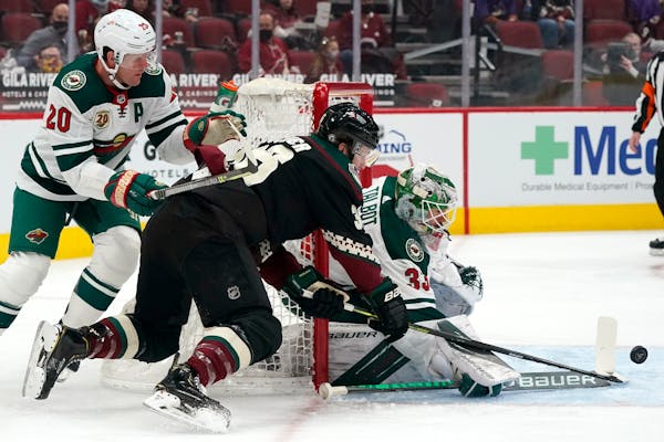 Clutch early play by goalie Talbot allowed Wild to flourish late