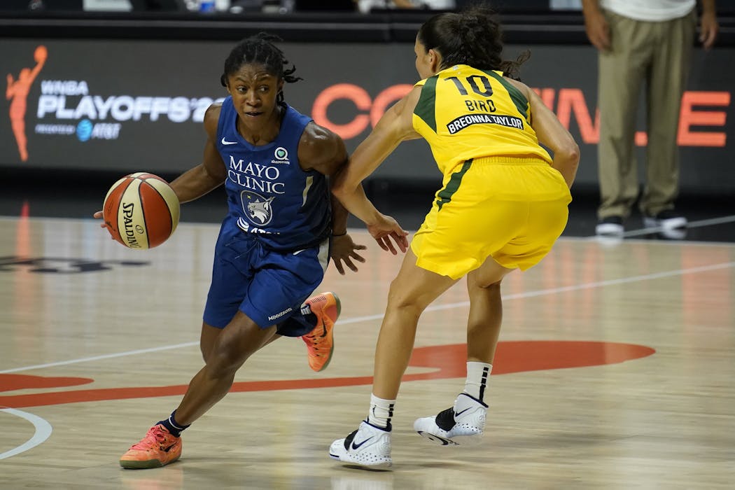 The Lynx want guard Crystal Dangerfield, who was asked to score last season as a rookie, to improve her defense, ballhandling and rebounding this season.