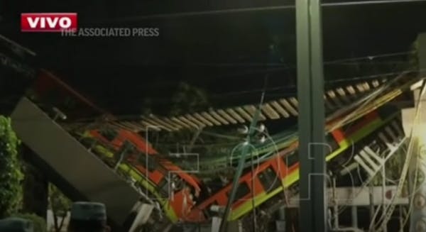 Mexico City overpass collapse kills at least 23