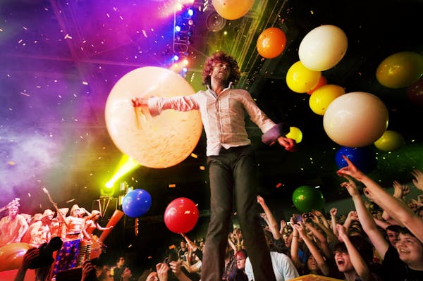 Wayne Coyne and the Flaming Lips will float to town again April 8 to play the Palace Theatre.