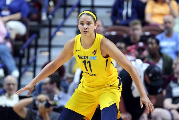 Natalie Achonwa is playing for the Lynx this season after six seasons with Indiana.