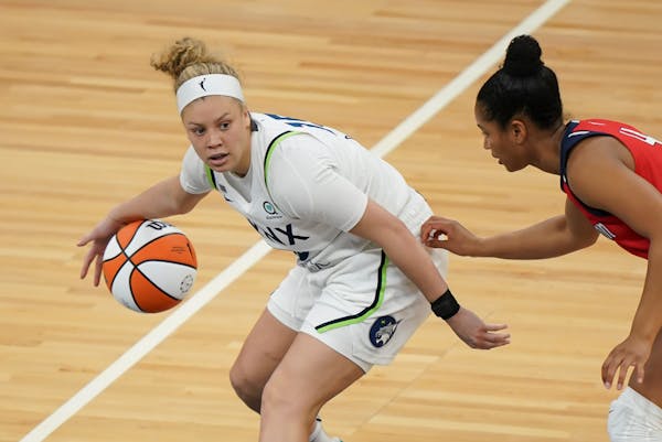 Lynx guard Rachel Banham, with Kayla McBride and Aerial Powers not available to play against the Mystics on Saturday, scored 23 points in the 79-68 vi