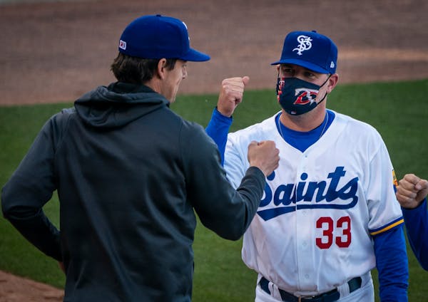 Toby Gardenhire was manager in the St. Paul Saints’ inaugural season.