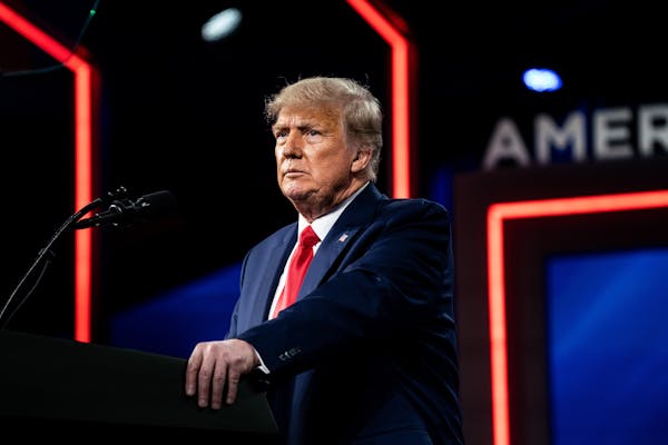 Former President Donald Trump speaks at the Conservative Political Action Conference in Orlando on Feb. 28, 2021.