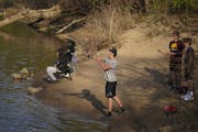 Josh Peroz, 17, cast into the Mississippi River below the Coon Rapids Dam last May while fishing with some friends. Mississippi Gateway Regional Park 