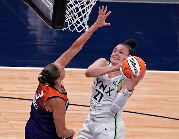 Guard Kayla McBride scored 17 points and had six rebounds in her Lynx debut.