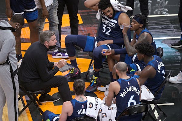 Timberwolves coach Chris Finch has many significant pieces returning to the lineup next season.
