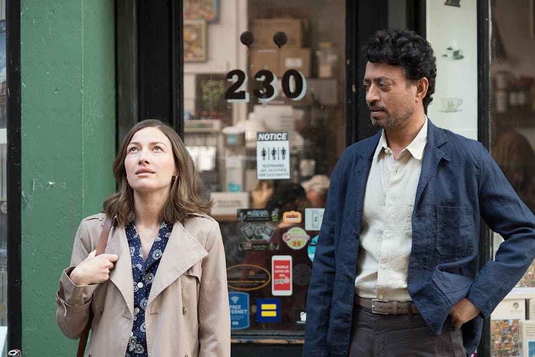 Kelly Macdonald and Irrfan Khan star as partners in jigsaw puzzle competitions in 'Puzzle.' 
