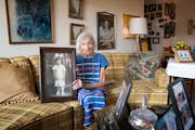 GLEN STUBBE - Star Tribune Ruth Knelman held a photograph of herself, taken when she was three years old. She was looking forward to having family com
