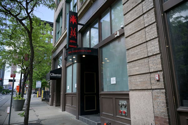 The exterior of Monarch in downtown Minneapolis, where two people died in a shooting and eight were injured early Saturday morning.
