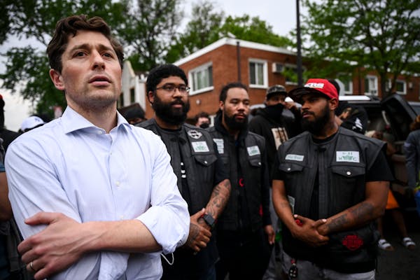 Minneapolis Mayor Jacob Frey, seen at a May 19 vigil for Aniya Allen, said the city has asked state and federal agencies for assistance responding to 