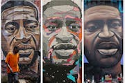 Over the past year, artists worldwide have created murals of George Floyd — including these from Kenya, Belgium and Milwaukee — after he was murde
