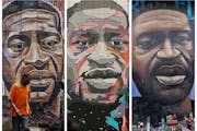 Over the past year, artists worldwide have created murals of George Floyd — including these from Kenya, Belgium and Milwaukee — after he was murde
