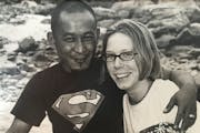 Mukhiya and Konnie Gurung in Nepal in 2001. They’ll go back this fall.