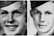 Army Air Corps Sgts. Russel Stark, 21, left, and Harvey Stark, 19.