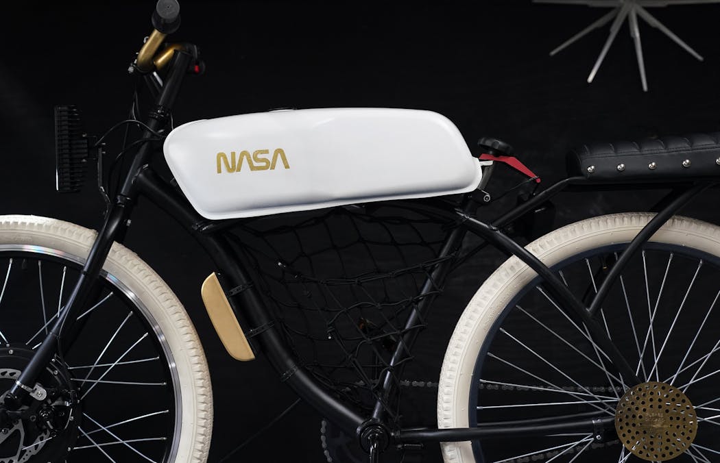 Detail of the NASA bike. 