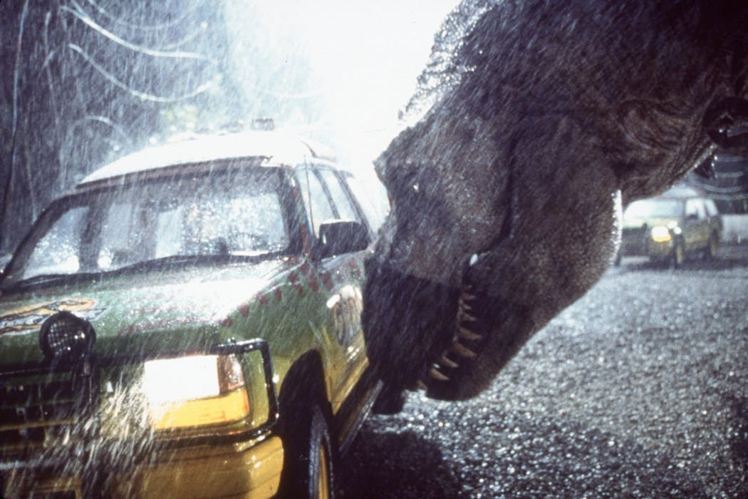 Scene from 'Jurassic Park.'