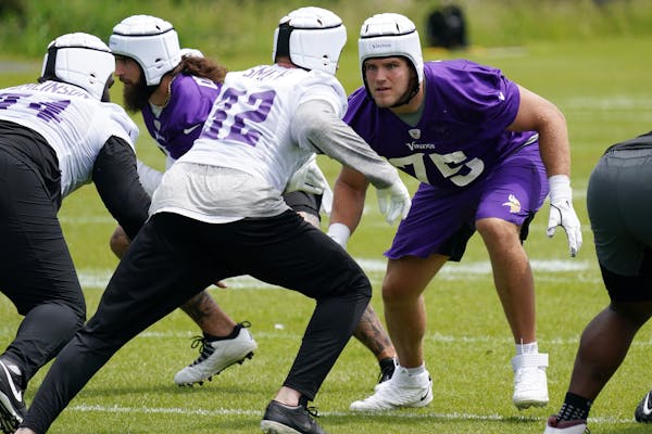 Vikings offensive tackle Brian O’Neill.