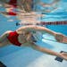 Paralympic swimmer Mallory Weggemann swam laps in a pool at the University of Minnesota.