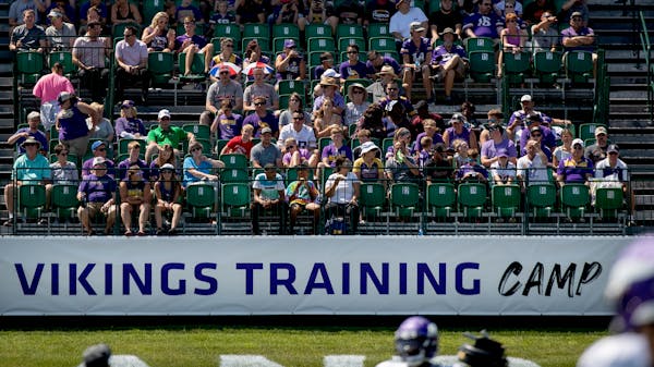 The Vikings will welcome fans back to training camp in late July. 