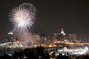 Fireworks at the Taste of Minnesota festival in St. Paul in 2007. (Star Tribune file photo by Carlos Gonzalez)